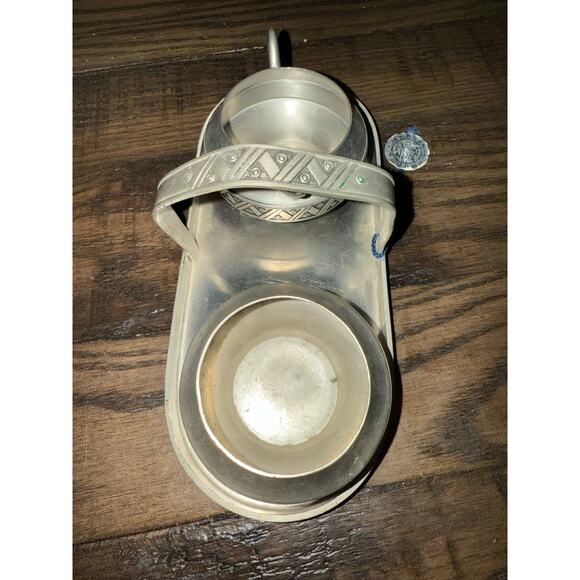 Norwegian Pewter Sugar & Creamer Set –Vint Mid-Century, Norway Hagness - Picture 4 of 10